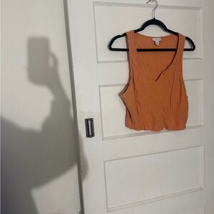Topshop Terracotta Tank Top